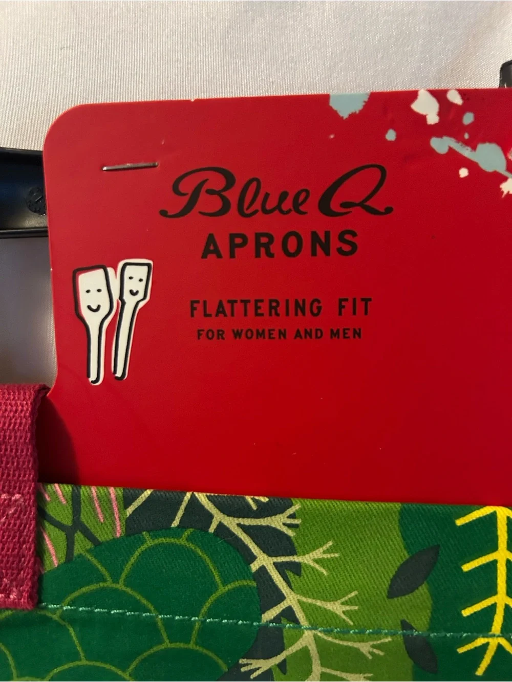 Blue Q Adult Apron - Greens Aren't Boring - Green Multi